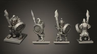 Military figurines Magma Shield 7 3d model