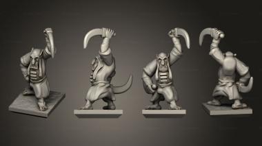 Military figurines Magma Sneak 1 3d model