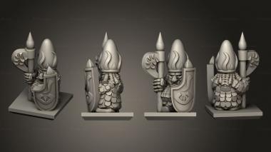 Military figurines Magma Warrior 3 3d model