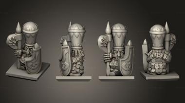Military figurines Magma Warrior 5 3d model