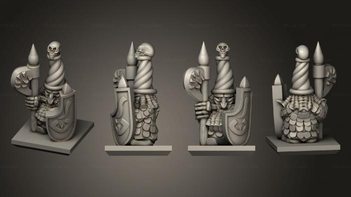 Military figurines (Magma Warrior 9, STKW_9370) 3D models for cnc