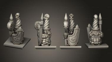 Military figurines Magma Warrior 11 3d model