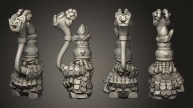 Military figurines Magma Warrior Musikan 3d model