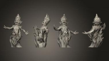 Military figurines Magmin Burning 3d model