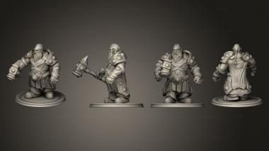 Military figurines Magnus Duegar Warlord 01 3d model