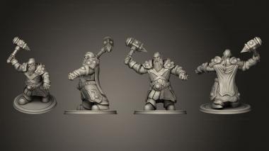 Military figurines Magnus Duegar Warlord 04 3d model
