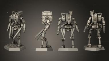 Military figurines Maintenance Robot 3d model