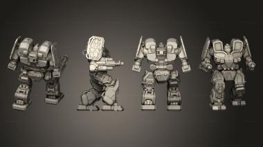 Military figurines MAL Practice 3d model
