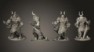 Military figurines Male Helmet Based 3d model