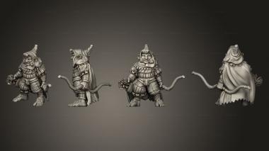 Military figurines Male Ranger 02 3d model