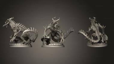 Military figurines Malignox Dracolich Epic Pose 3d model