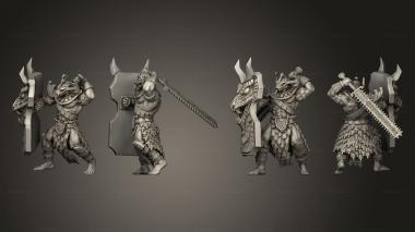 Military figurines Malison 1 002 3d model