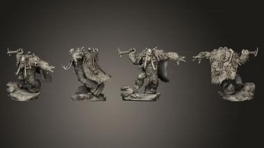 Military figurines Mammuti 01 3d model
