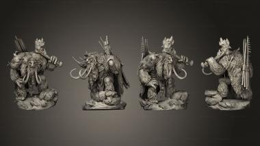 Military figurines Mammuti 03 3d model