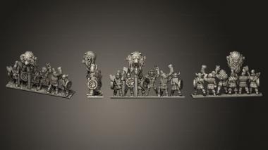 Military figurines marauder c 3d model