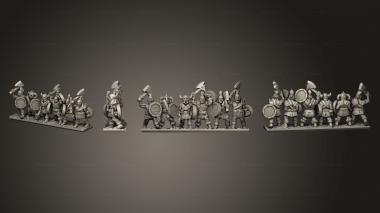Military figurines marauder 02 3d model