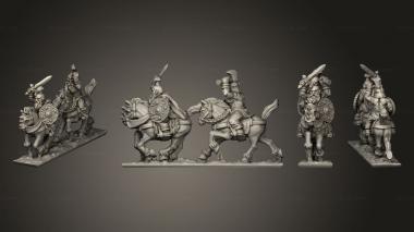 Military figurines Marauding Horsemen 1 008 3d model