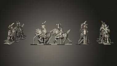 Military figurines Marauding Horsemen 1 016 3d model