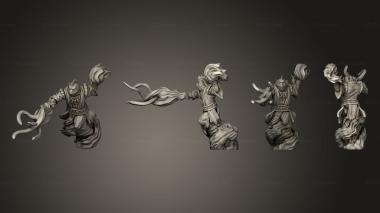 Military figurines Marid Male Magic 3 3d model