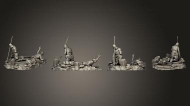 Military figurines Mariliths 3d model
