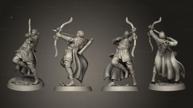Military figurines Marksman 3d model
