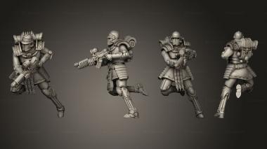 Military figurines Martian Gate Keeper 1 3d model