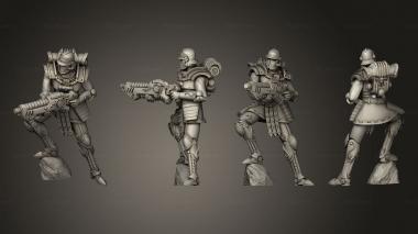 Military figurines Martian Gate Keeper 8 3d model