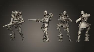 Military figurines Martin Gate Keeper 12 3d model