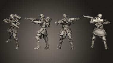 Military figurines Martin Gate Keeper 14 3d model