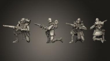 Military figurines Martin Gate Keeper 16 3d model