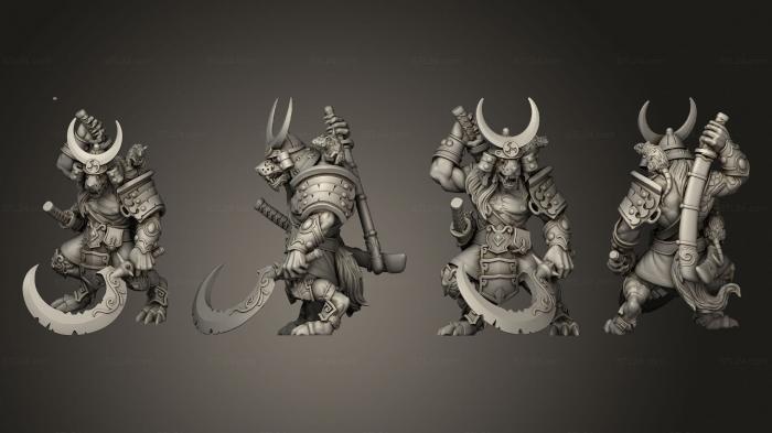 Military figurines (Masaru the Noble Warrior, STKW_9597) 3D models for cnc