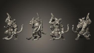 Military figurines Masaru the Poisonous Arrow 3d model