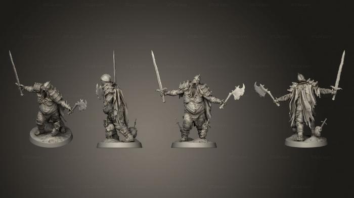 Military figurines (Masochistic Plate 2, STKW_9599) 3D models for cnc