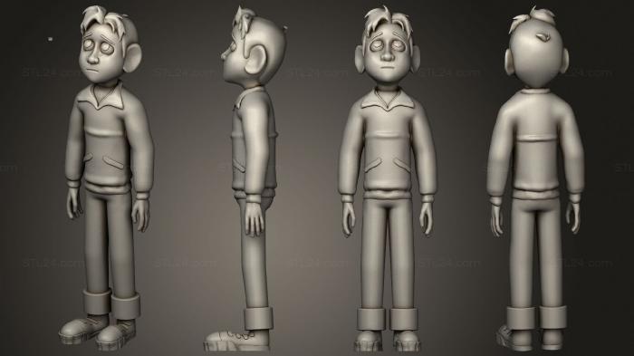 Military figurines (Massive Iron Giant and Hogarth, STKW_9605) 3D models for cnc