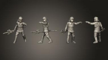 Military figurines Master Authority Agent Kaisar 3d model