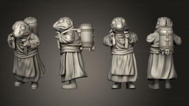 Military figurines Master Gecko Mama 3d model