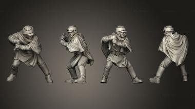 Military figurines Master Prodigal Twinsforest Variant Luke forest 3d model