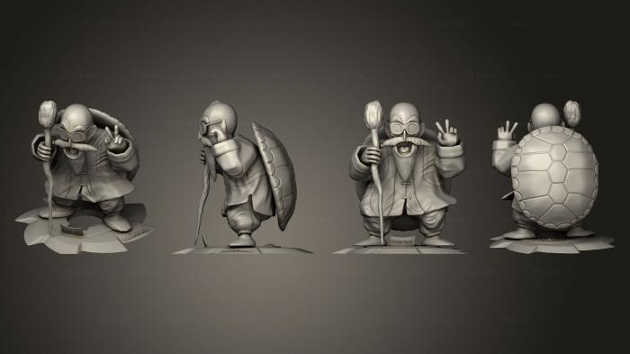 Military figurines (Master Roshi Vandarel, STKW_9613) 3D models for cnc