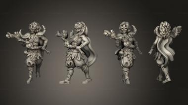 Military figurines mereith the druid 03 3d model