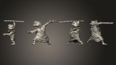 Military figurines Mon 3d model