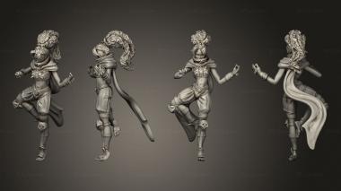 Military figurines Monk Adventurer Meditating 3d model