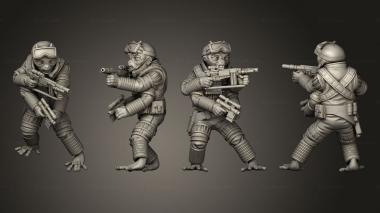 Military figurines monkey wrench 01 3d model