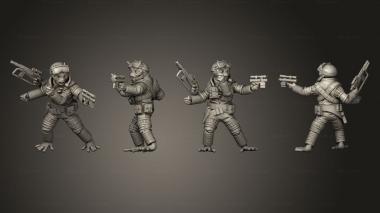 Military figurines monkey wrench 02 3d model