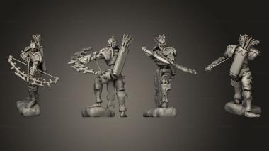 Military figurines mortaarcher 03 3d model