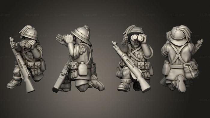 Military figurines (MORTARS Assistant 03, STKW_9919) 3D models for cnc