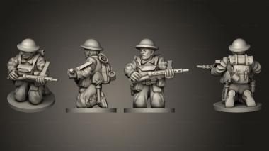 Military figurines MORTARS Assistant 08 3d model