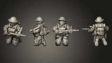 Military figurines MORTARS Assistant 14 3d model