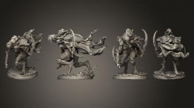 Military figurines Morwen the Shadow of Calden 3d model