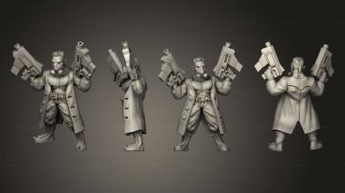 Military figurines Mosh Ganger Boss 3d model