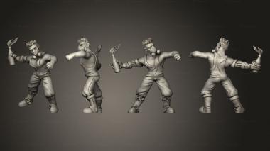 Military figurines Mosh Ganger Pyro A 3d model